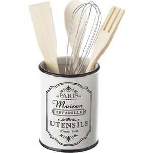 Bambusová sada kuchyňského náčiní 4 ks se stojánkem - Casa Selección obraz