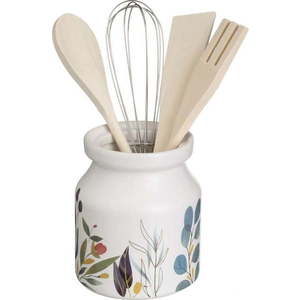 Dřevěná sada kuchyňského náčiní 4 ks se stojánkem Berries – Casa Selección obraz