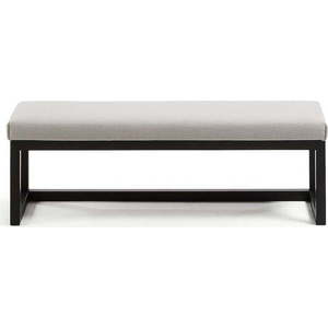 Černá/šedobéžová lavice Loya – Kave Home obraz