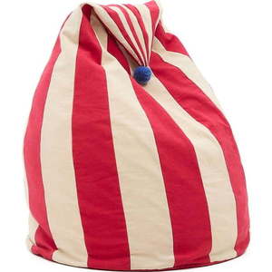 Červený/béžový dětský sedací vak Olvi – Kave Home obraz