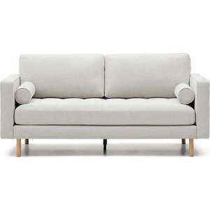 Žinylková pohovka šedobéžová 182 cm Debra – Kave Home obraz