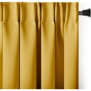 Žlutý dimout závěs 140x175 cm Kierra – Restilo obraz