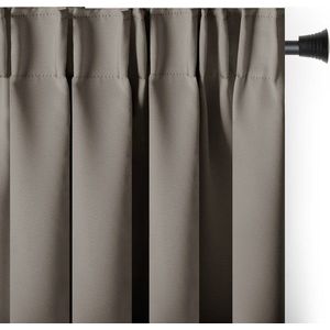 Šedobéžový dimout závěs 140x175 cm Kierra – Restilo obraz