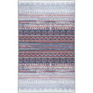 Fialovo-šedý pratelný koberec 80x150 cm Vintage Stripe – Mila Home obraz