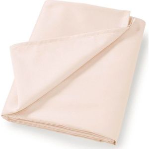 Béžové prostěradlo z bavlněného saténu 180x260 cm Cotton Sateen – Bianca obraz