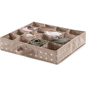 Béžový organizér do zásuvky s 16 přihrádkami Compactor Dots obraz