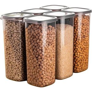 Plastové dózy v sadě 6 ks na potraviny Fresco – Hermia obraz