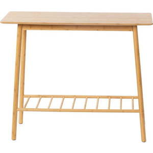 Konzolový stolek v přírodní barvě 30x90 cm – Compactor obraz