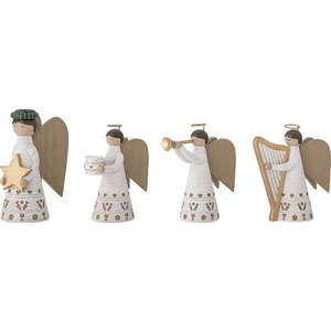 Polyresinové svícny s vánočním motivem v sadě 4 ks Abba – Bloomingville obraz