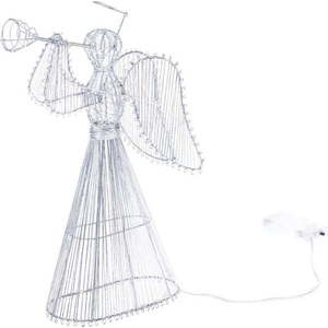 Bílá světelná dekorace na baterky Angel – Dakls obraz