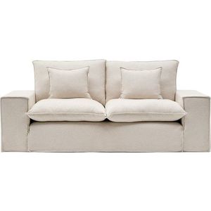 Béžová lněná pohovka 240 cm Anarela – Kave Home obraz