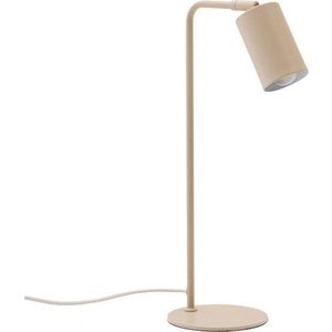 Béžová kovová stolní lampa (výška 49 cm) Manie – Kave Home obraz