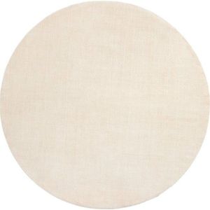 Krémový kulatý koberec ø 200 cm Empuries – Kave Home obraz