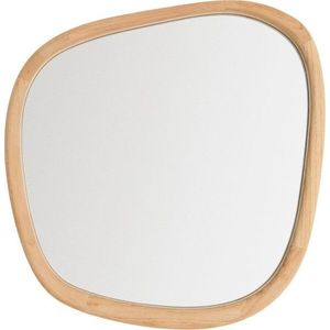 Nástěnné zrcadlo s dřevěným rámem 45, 5x47 cm Alura – Kave Home obraz