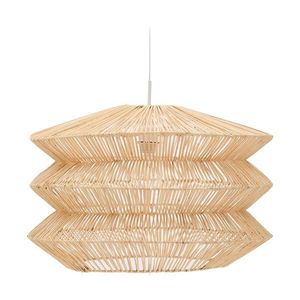 Závěsné svítidlo v přírodní barvě s ratanovým stínidlem Dakit – Kave Home obraz