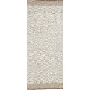 Béžový oboustranný/ručně tkaný vlněný běhoun 80x200 cm Nifelia – Kave Home obraz