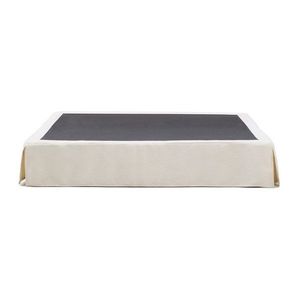 Bílá čalouněná dvoulůžková postel bez čela 180x200 cm Jaira – Kave Home obraz