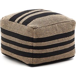 Černý/v přírodní barvě sedací vak Aylin – Kave Home obraz