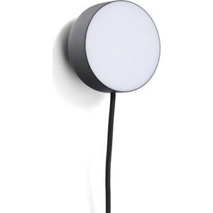 Černé kovové LED nástěnné svítidlo do zásuvky ø 8, 5 cm Orey – Kave Home obraz