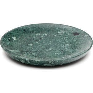 Zelený servírovací mramorový talíř ø 30 cm Ecin – Kave Home obraz