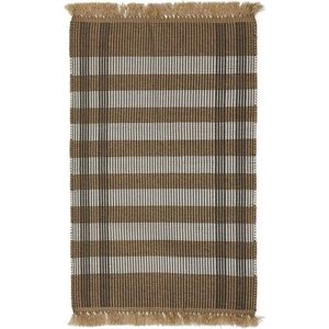 Béžový oboustranný/ručně tkaný koberec 60x90 cm Barani – Kave Home obraz