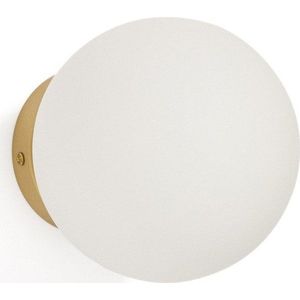 Bílé/ve zlaté barvě nástěnné svítidlo ø 15 cm Brisia – Kave Home obraz