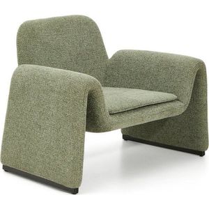 Zelené žinylkové křeslo Melvia – Kave Home obraz