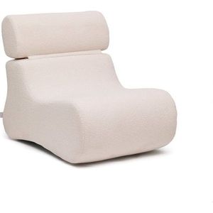 Slonovinové křeslo z textilie bouclé Club – Kave Home obraz