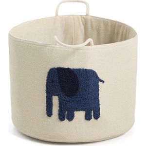 Slonovinový látkový dětský koš na hračky ø 45x30 cm Tandani – Kave Home obraz