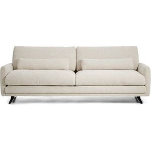 Béžová žinylková pohovka 240 cm Veliro – Kave Home obraz