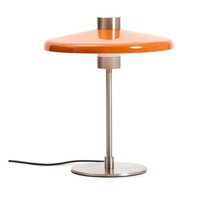 Oranžová stolní lampa s kovovým stínidlem (výška 32, 5 cm) Nuvira – Kave Home obraz