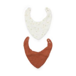 Krémové/v terakotové barvě bavlněné slintáky v sadě 2 ks Olna – Kave Home obraz