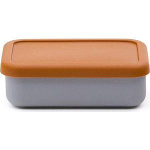 Modrý/oranžový silikonový dětský svačinový box Lili – Kave Home obraz