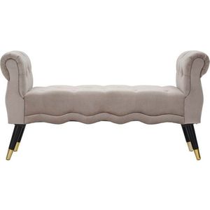 Taupe sametová lavice Paris – Mauro Ferretti obraz
