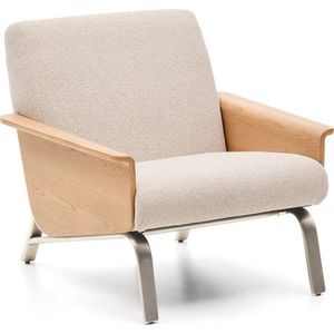 Béžové žinylkové křeslo Amsen – Kave Home obraz