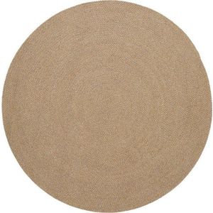 Béžový kulatý vnitřní a venkovní koberec z recyklovaných vláken ø 150 cm Despas – Kave Home obraz