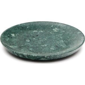 Zelený servírovací mramorový talíř ø 20 cm Ecin – Kave Home obraz
