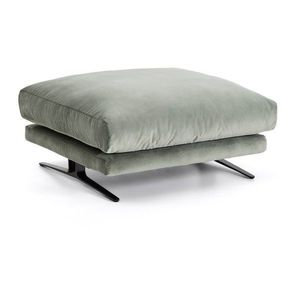 Zelená sametová podnožka Veliro – Kave Home obraz