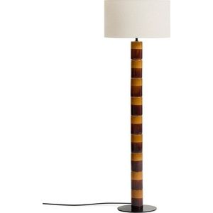 Stojací lampa s textilním stínidlem (výška 146 cm) Mavran – Kave Home obraz