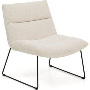 Béžové žinylkové křeslo Asen – Kave Home obraz