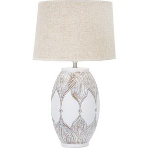 Béžová stolní lampa s textilním stínidlem (výška 67 cm) Atene – Mauro Ferretti obraz