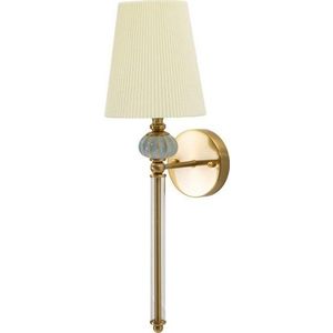 Bílé/ve zlaté barvě nástěnné svítidlo Warsaw – Mauro Ferretti obraz