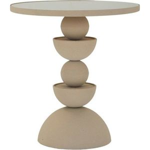 Kulatý odkládací stolek se skleněnou deskou ø 40, 5 cm Dune – Mauro Ferretti obraz