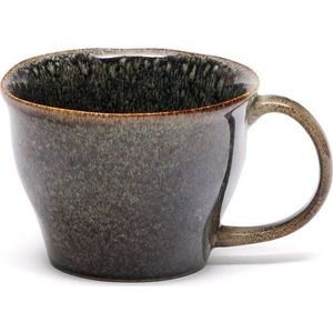 Šedý keramický hrnek Coval – Kave Home obraz