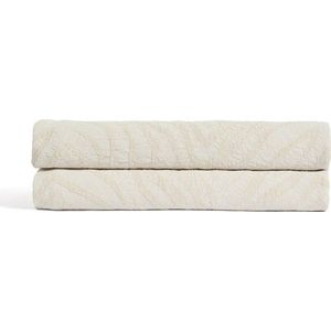 Slonovinový přehoz z žakáru 180x260 cm Zenti – Kave Home obraz