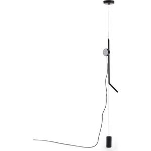 Černá LED stmívatelná stojací lampa (výška 339 cm) Orey – Kave Home obraz