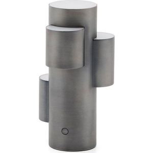 Černá kovová LED stmívatelná stolní lampa (výška 26, 5 cm) Adrina – Kave Home obraz