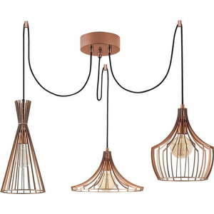 Závěsné svítidlo v měděné barvě s kovovým stínidlem Mezopotamya – Opviq lights obraz