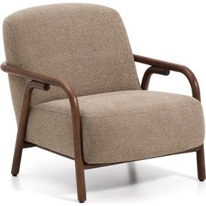 Taupe žinylkové křeslo Sylo – Kave Home obraz