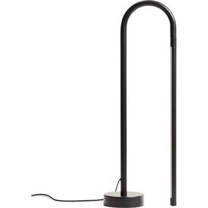 Černá LED stojací lampa (výška 60 cm) Bow – Kave Home obraz